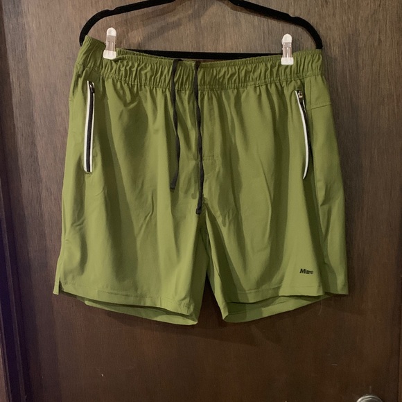 *4/$20* Mitre Men's Green Athletic Shorts size XL - Picture 1 of 5